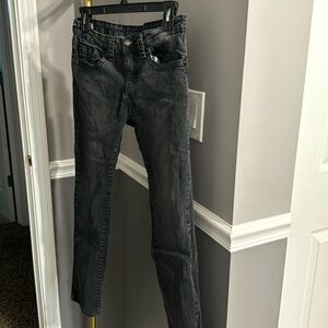 Boys Preteen True Religion Jeans Size 14 Black